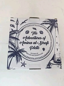 Fairyloot Exclusive The Adventures of Amina al-Sirafi Ceramic Plate Nautical - Picture 1 of 4