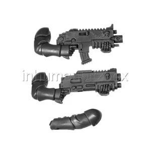 SPSC16 PAIRE BRAS FUSIL BOLTER SCOUT SPACE MARINE PRIMARIS WARHAMMER BITZ 42à44 - Imagen 1 de 1