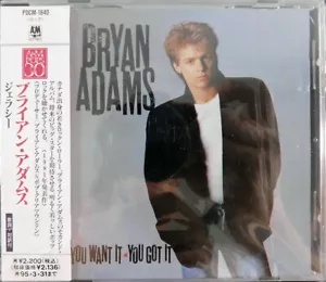 Bryan Adams-You Want It, You Got It/1981 the 2nd Studio Album Japan CD, OBI,rare - Imagen 1 de 4