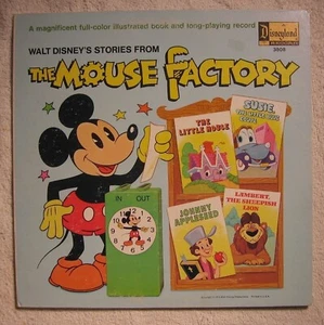 CRANIUM Walt Disney STORIES FROM THE MOUSE FACTORY Disneyland Lp PIE EYED MICKEY - Picture 1 of 6