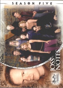 2007 Buffy the Vampire Slayer 10th Anniversary #45 Joss' Notes