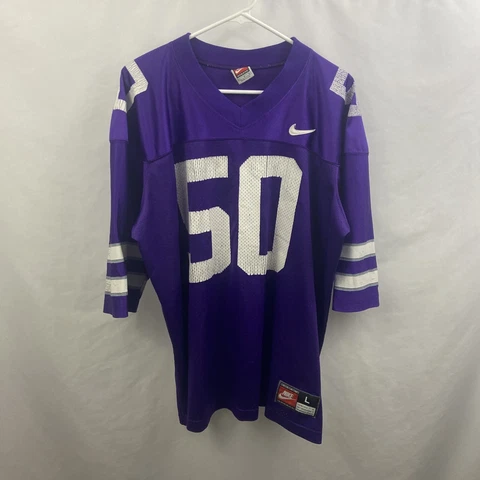 Men’s Vintage Nike Kansas State Wildcats Football Jersey Made In USA Size Large Cover
