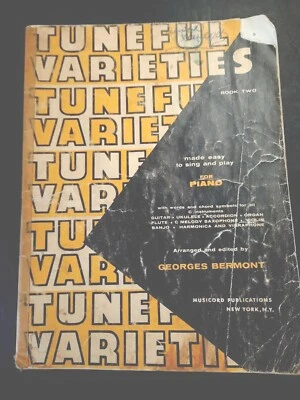 Tuneful Varieties Bk 2 Easy Piano Georges Bermont 1959 very  used - Image 1 of 4