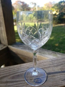 Imperial Estate Crystal Wine Glass Goblet Cut Clear New - Picture 1 of 14