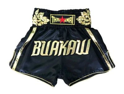 Buakaw Muaythai Shorts Muay Thai Mma K1 UFC Kickboxing Shorts Costume Gym Fight - Image 1 of 2