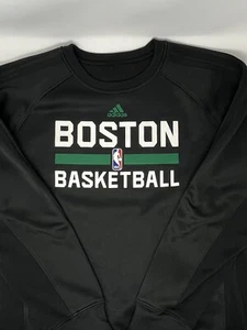 2016 Boston Celtics NBA Adidas Black Long Sleeve Shirt (S/M) - Picture 1 of 8