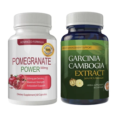 Extracto de granada suplemento antioxidante Garcinia Cambogia píldoras de pérdida de peso Foto 1 de 4