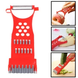 VEGETABLES & FRUIT CUTTER Grater Potato Peeler Cucumber Carrot Slicer Kitchen - Picture 1 of 8