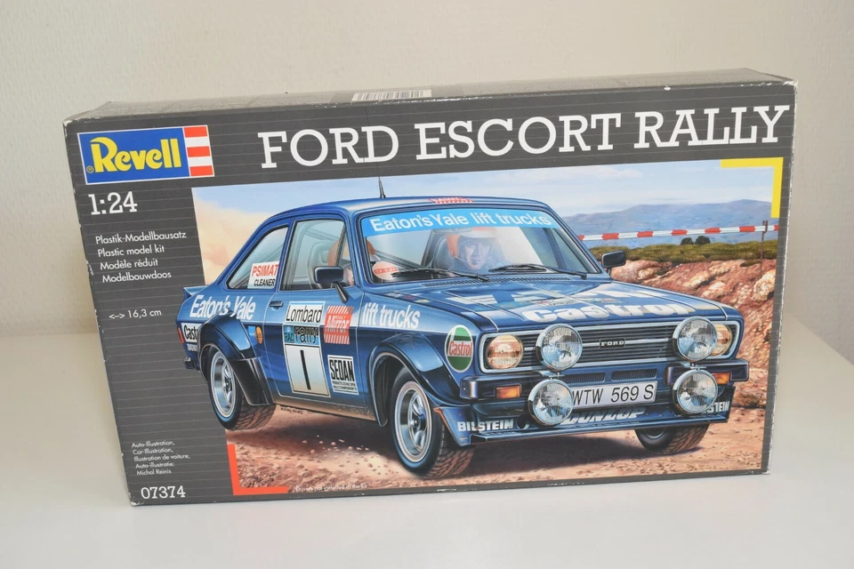 A3 1:24 REVELL 07374 FORD ESCORT RALLY MKII RS1800 COME NUOVO IN SCATOLA - Immagine 1 di 4
