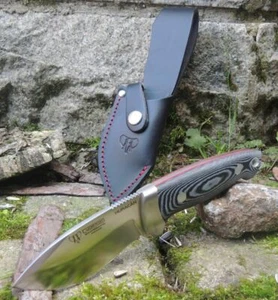 Cudeman Messer 205-M HURACAN Outdoormesser N690 Stahl Micarta Lederscheide