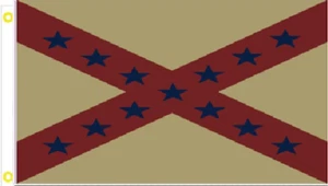 3X5 RUCKERS ALABAMA CSA CIVIL WAR FLAG BANNER 100D W/ GROMMETS - Picture 1 of 3