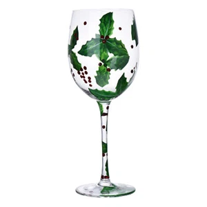 Christmas Wine Glasses Santa Claus Christmas Tree Pine Needles Red Wine Glasses - Picture 1 of 13