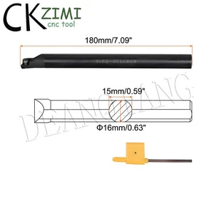 95° S16Q-SCLCR09 16mm CNC Indexable Boring Bar Turning Tool Holder For CCMT09T3 - Picture 1 of 5