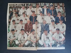 1936 Milwaukee Brewers Team Pictures - American Association Champions Scrapbook  - Picture 1 of 4