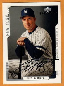 TINO MARTINEZ (NEW YORK YANKEES) 2000 UPPER DECK MVP SILVER SIGNATURE BASEBALL  - Bild 1 von 1