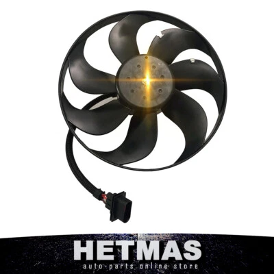 Left Side Radiator Cooling Fan w/o fits 00-06 TT 1999-2005 Golf  VW3117105 - Image 1 of 4