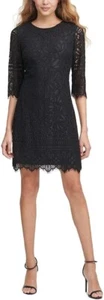 NWT | Kensie Women's Lace Sheath Mini Dress Sz 6 - Picture 1 of 8