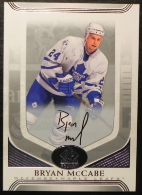 2020-21 20/21 SP Signatures Edition Legends Silver Script #47 Bryan McCabe - Image 1 of 2
