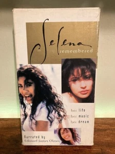 Selena - Remembered (VHS, 1995) Narrated by Edward James Olmos - Picture 1 of 3
