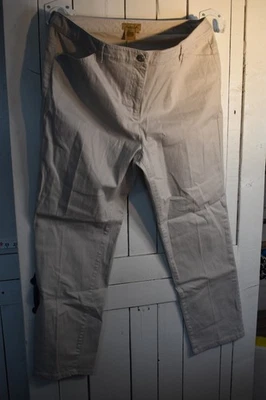 Pantalones para mujer Peck & Peck fin de semana marfil talla 16, usados (W16, w16) Foto 1 de 4