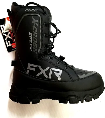 Новый FXR X-Cross скорость черный снегоход ботинки мужские 10,5 / женщин 12,5 - Изображение 1 из 3