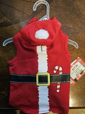 Lote de 4 piezas con capucha y diadema/arcos navideños para perro pequeño Foto 1 de 4