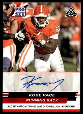 2022 Pro Set Draft Red Auto Kobe Pace #PSA-KP1 - Image 1 of 2
