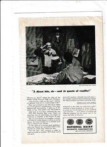 Original 1943 National Dairy Products Wartime Magazine Ad - Picture 1 of 1