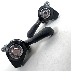 Shimano SL- M700 BLACK Deer Head Thumb Shifters Deerhead Vintage L/R Pair Ø22.2 - Picture 1 of 6