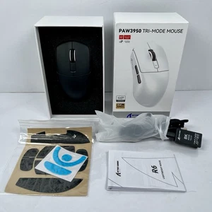 ATTACK SHARK R6 Wireless Gaming Mouse 42000 DPI PAW3950MAX Tri-Mode - Black - Picture 1 of 13