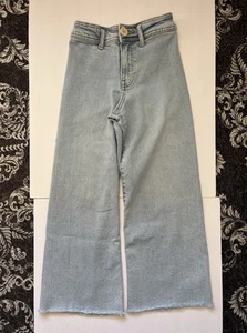 Zara Girls Size 9 Wide Leg 90s Style Jeans - Picture 1 of 5