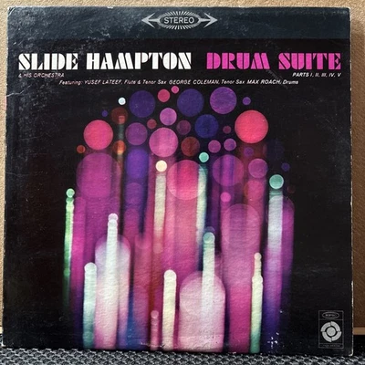 SLIDE HAMPTON-  Drum Suite LP EPIC  BA 17030  Yusef Lateef Max Roach Teo Macero - Image 1 of 4