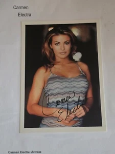 Riesiges Model & Schauspielerin *Carmen Electra* signed Foto original Autogramm! - Bild 1 von 2