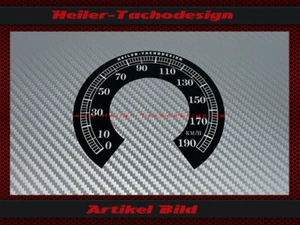 Tacho Aufkleber für Harley Davidson FLSTC FLSTCI Heritage Softail Classic Ø100 M - Picture 1 of 2
