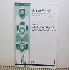 Star Of Wonder - Arr: Anna Laura Page & Jean Anne Shafferman - Sheet Music  2001 - Picture 1 of 3