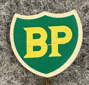 Vintage BP Oil Logo British Petroleum Petrol  Auto Car Garage Stick Lapel Pin - Bild 1 von 13