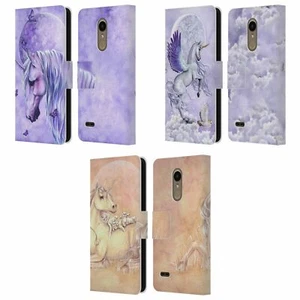 OFFICIAL SELINA FENECH UNICORNS LEATHER BOOK CASE FOR LG PHONES 1 - Picture 1 of 7