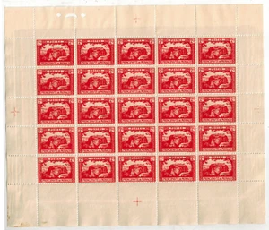 Monaco feuille complète du timbre N° 61 x 25 Neuf ** MNH - Imagen 1 de 1