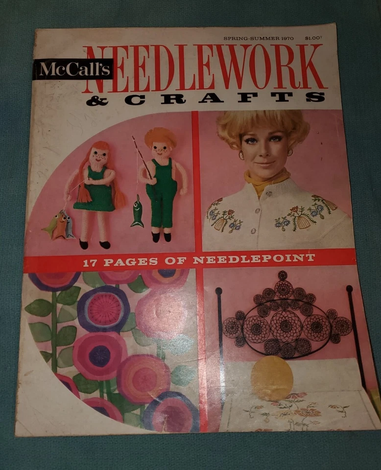 Vintage McCall's Needlework & Crafts Magazine Spring Summer 1970 Knitting Sewing - Image 1 of 2