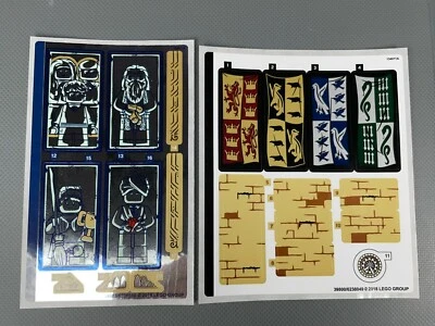 Sticker Sheets for LEGO Set 75954 Harry Potter Hogwarts Great Hall (Two Sheets) - Image 1 of 4