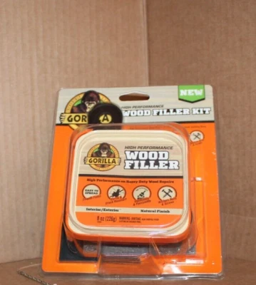 Gorilla All Purpose Wood Filler Wood Repair Kit with Putty Knife & Sanding Block - Image 1 of 2
