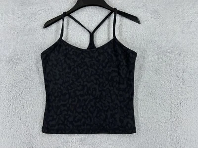 Camisa Lululemon Mujer 8 Negra Gris Camuflada Power Y Tank Luon Yoga Gimnasio W1CG3S Foto 1 de 4