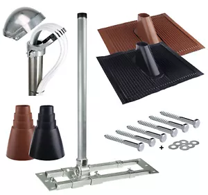 Support chevrons de toit pour antenne satellite Hercules support de toit PRO support de toit mât - Photo 1/20