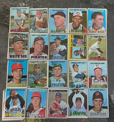 1967 Topps Baseball Cards Complete-Your-Set - Image 1 of 4