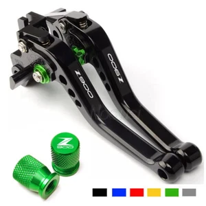 For KAWASAKI Z900 Z 900 CNC short adjustable Brake Clutch Levers valve caps plug - Picture 1 of 13