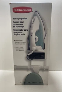 Wall Mounted Ironing Organizer W/ board hooks RUBBERMAID 5.5” X 4.3 Iron Mount - Picture 1 of 4