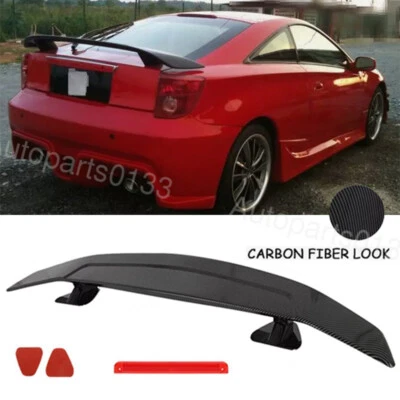 46" Spoiler Carbon Style Rear Trunk Lip Roof Tail Wing For Toyota Celica 00 -05 - Image 1 of 4