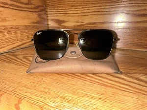 Vintage B&L Ray Ban USA Caravan Aviator 58-16 Black frame Sunglasses Super Rare - Picture 1 of 11