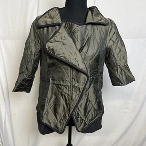 Marni 2010 Green Quilted Cropped Jacket Size 42 (Size 8) - Picture 1 of 4