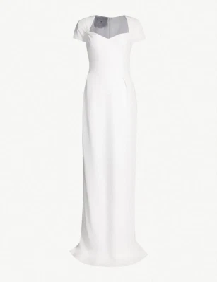 Vestido branco STELLA MCCARTNEY rosa amarrado elástico - Imagem 1 de 4